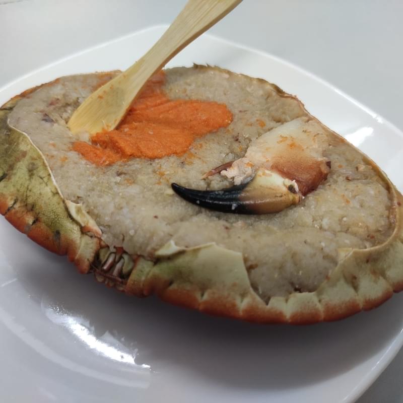 挪威極光蟹 釀麵包蟹蓋(約150g, 禮盒裝附木叉)