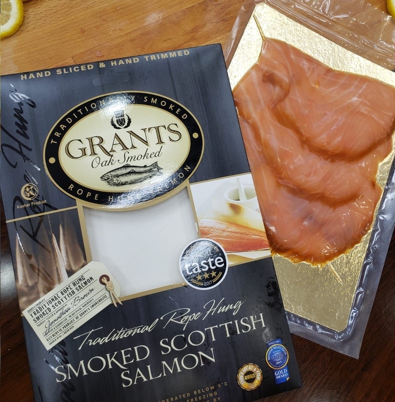 【解凍即食】急凍蘇格蘭Grants T古法繩掛煙三文魚切片(100g)