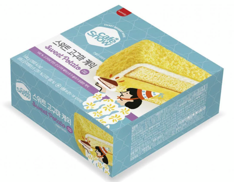 【解凍即食】急凍SAMLIP韓國甜薯蛋糕(2件裝,約144G)