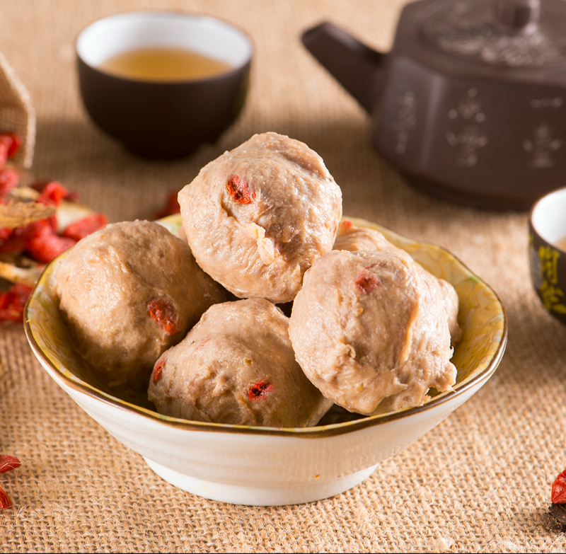 【煮食用】急凍台灣藥膳枸杞當歸貢丸 454g(18-20粒)