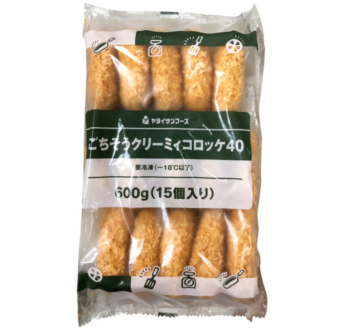 【加熱即食】急凍日本忌廉蟹肉薯餅(40gx15塊)