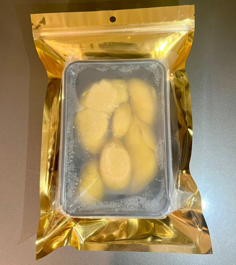 【解凍即食】[馬來西亞自家研發] 急凍黑金剛榴槤 (約300g/盒)