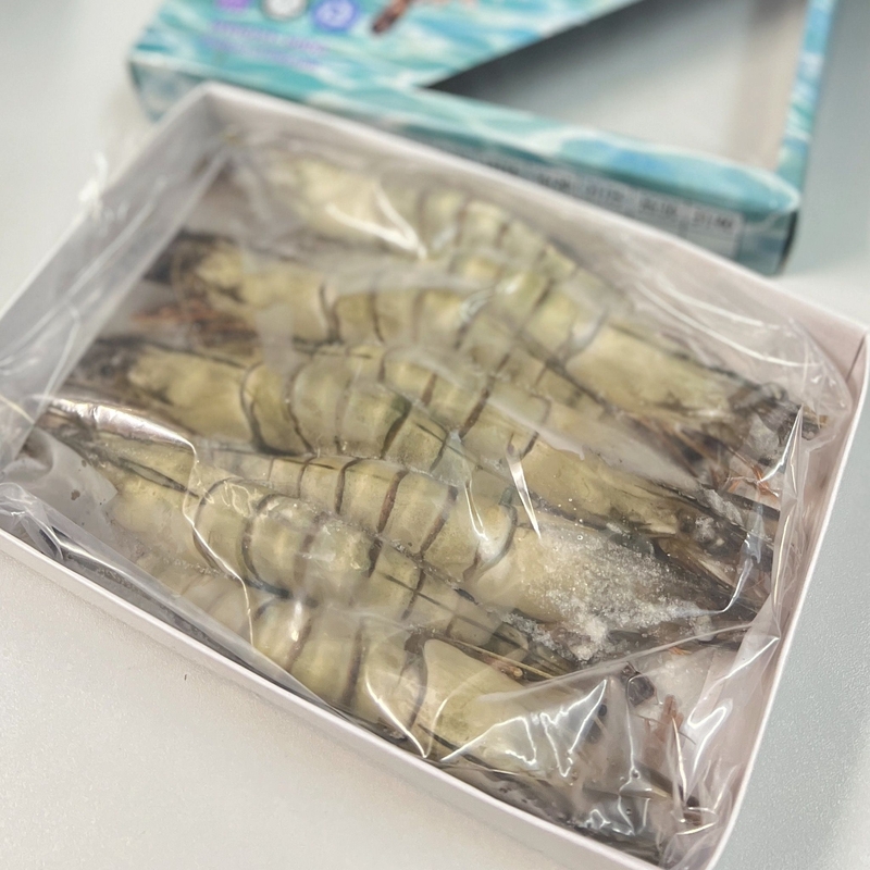 【煮食用】急凍越南有頭黑虎蝦(500g,6-8頭)   