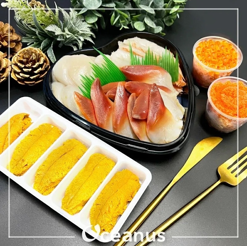 【現貨】【鮮美套餐】原板海膽拼心形刺身拼盤 