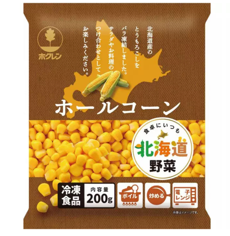 【加熱即食】急凍北海道粟米粒(200g)   