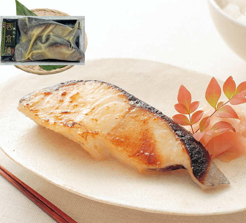 【煮食用】急凍西京燒 銀鱈魚(約140g)