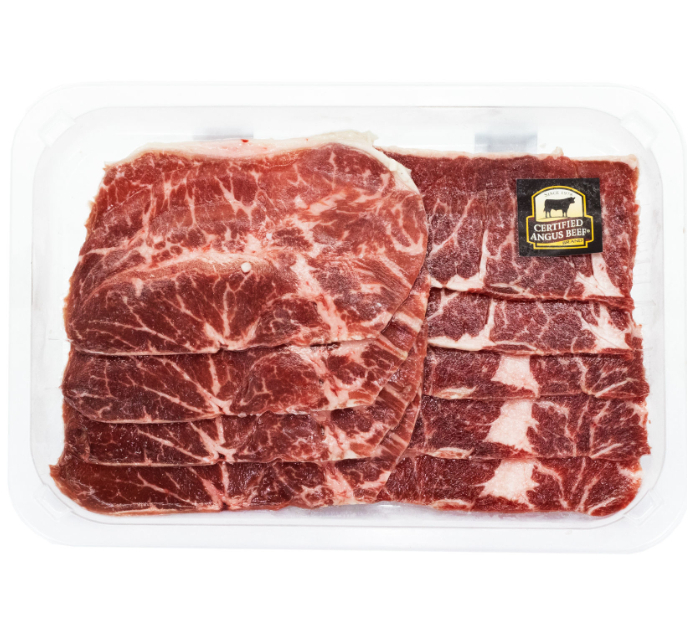 【煮食用】急凍美國CAB牛翼板拼牛板鍵火鍋片(200g)       