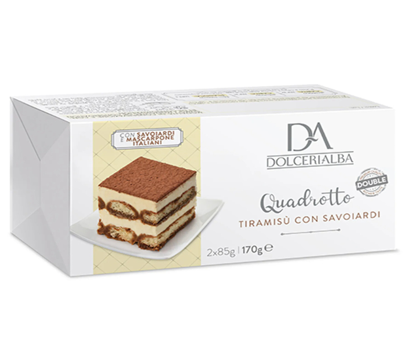 【解凍即食】急凍意大利Dolceria Alba意式雙重芝士蛋糕(170g, 2件裝)