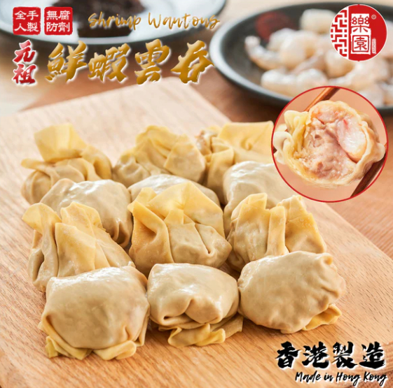 【煮食用】樂園鮮蝦雲吞(10粒裝)  