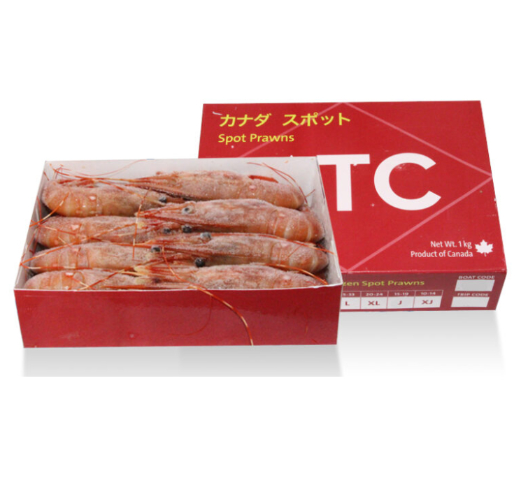 【解凍即食】急凍加拿大牡丹蝦刺身(XL) (1kg裝, 約20-24隻)