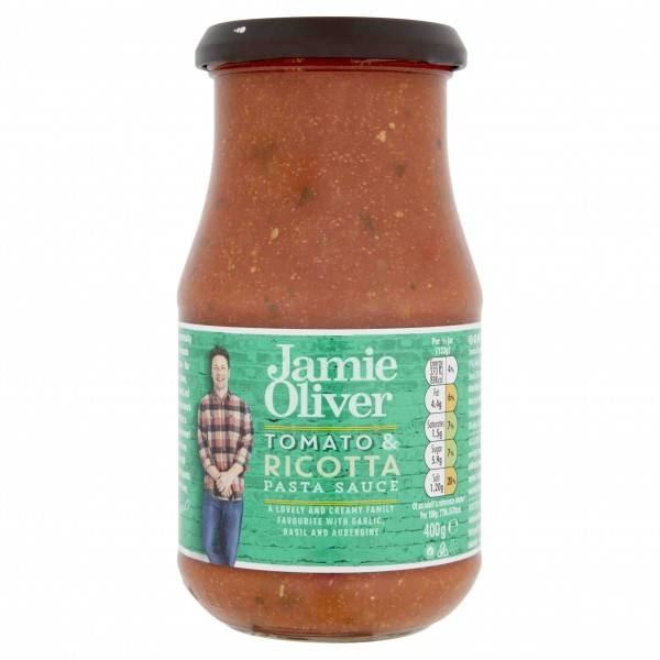 英國Jamie Oliver利可他芝士羅勒蕃茄意粉醬(400g)