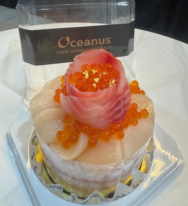 【刺身蛋糕】鯛魚帶子刺身蛋糕（約480-520g,4吋）**需2-3天前預訂**