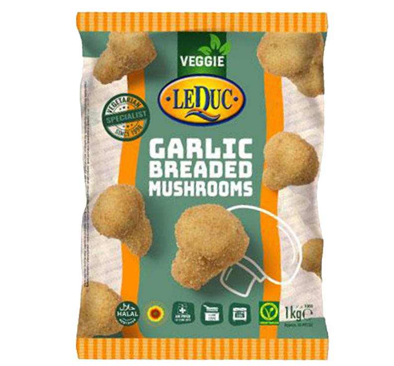 【加熱即食】急凍荷蘭LeDuc香脆蒜香小磨菇(1kg)