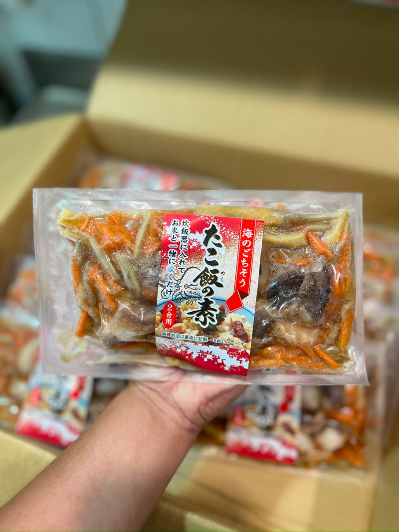 急凍大粒章魚拌飯素(200G)