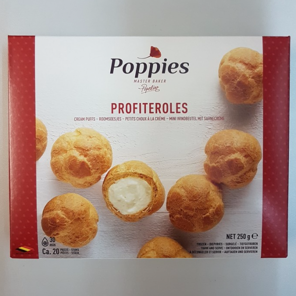 【解凍即食】Poppies比利時雲呢拿忌廉芭芺(20粒裝)